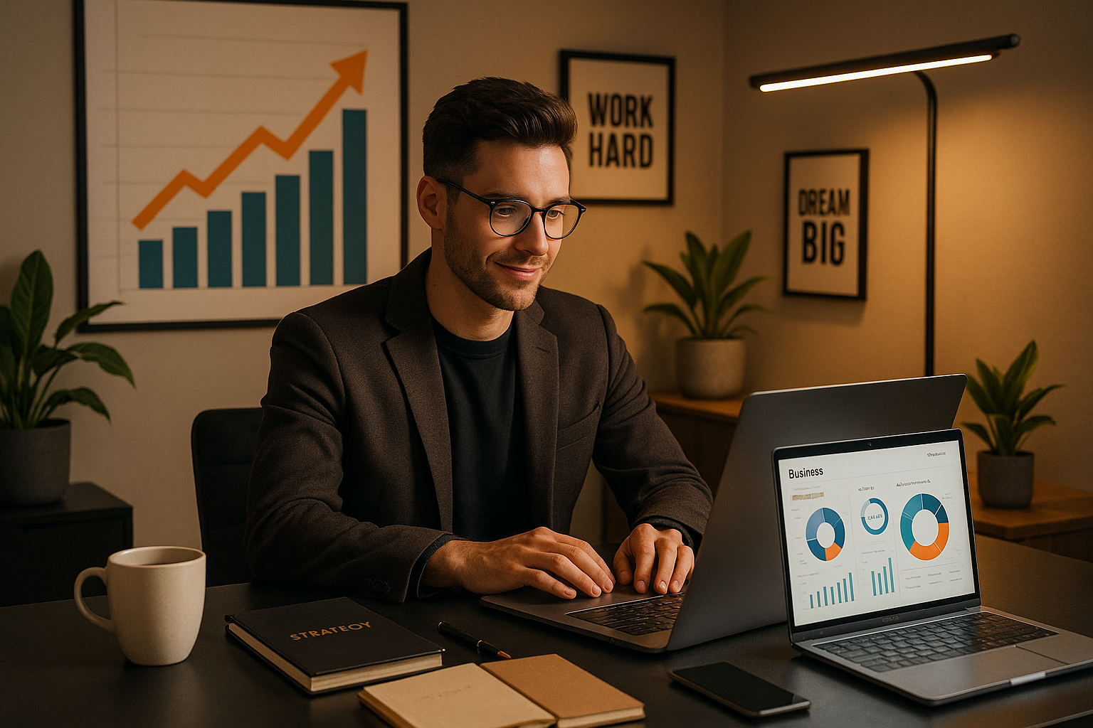 Business themed like entrepreneur vibe